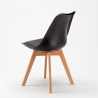 Long Island hvid cafebord sæt: 2 Nordica farvet stole og 70cm rundt bord 