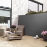 Hyde XL læhegn udtræk 180x300 cm læsejl til terrasse altan have Mængderabat