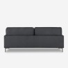 Boray 3 personers sofa stof med metalben 200x80x83 cm til stuen 