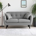Sofa 2 sæder nordisk design polstret elegant moderne 151cm Ischa
