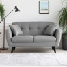 Sofa 2 sæder nordisk design polstret elegant moderne 151cm Ischa