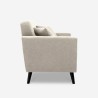 Sofa opholdsstue 3-sæder moderne nordisk design holdbar 191 cm Hayem