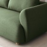 Sofa 3 sæder i nordisk moderne stil stof design 196cm grøn Geert