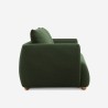 Geert 3 personers sofa stof grøn med træ fødder 196x93x84 cm til stuen Model