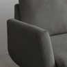 Folkerd 3 personers sofa stof med sorte metal fødder 188x81x73cm stuen Egenskaber
