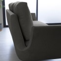 Sofa 3 pers. moderne nordisk stil essentiel gråt stof Folkerd.