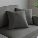 Sofa 3 pers. moderne nordisk stil essentiel gråt stof Folkerd.