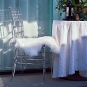 Chiavarina Crystal gennemsigtige spisebordsstol stabelbar polycarbonat På Tilbud