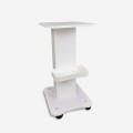 Pageboy hvid rullebord 35x35x70 cm med hylde til frisør skønhedsklinik Kampagne