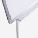 Cletus M opslagstavle 90x60 cm whiteboard flipover tavle med stativ 