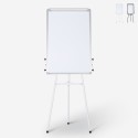 Cletus M opslagstavle 90x60 cm whiteboard flipover tavle med stativ På Tilbud