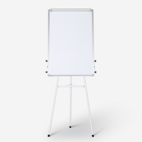 Cletus L opslagstavle 100x70 cm whiteboard flipover tavle med stativ Kampagne