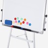 Cletus L opslagstavle 100x70 cm whiteboard flipover tavle med stativ Model
