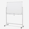 Albert M opslagstavle 90x60 cm 2 sidet whiteboard tavle med hjul Tilbud