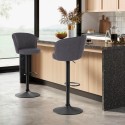 Calgary justerbar, moderne, polstrede barstol til køkken og bar Rabatter