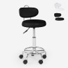 Kurili ergonomisk justerbar stol til kontor, reception og skønhedssalon På Tilbud