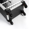 Cygnus professionel makeup kuffert trolley sort med 1 rum og 2 skuffer Egenskaber