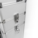Sirius makeup trolley kufferten aluminium med 4 hjul til rejser Model