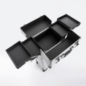 Sirius makeup trolley kufferten aluminium med 4 hjul til rejser Omkostninger