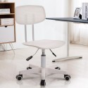 Riverside hvid kontorstol ergonomisk gamer stol til kontor skrivebord På Tilbud