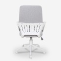 Boavista grå hvid høj kontorstol ergonomisk gamer stol til kontor Rabatter