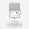 Boavista grå hvid høj kontorstol ergonomisk gamer stol til kontor Rabatter
