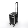Betel professionel makeup kuffert trolley sort med 4 bakker og hjul Pris