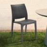 Love Bica spisebordsstol plast stabelbar stol inden og udendørs brug Model