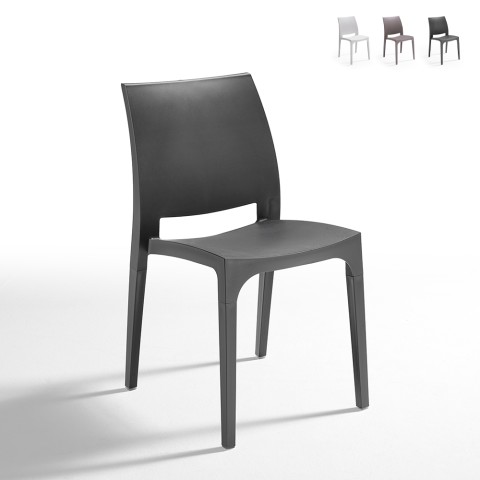 Love Bica spisebordsstol plast stabelbar stol inden og udendørs brug Kampagne