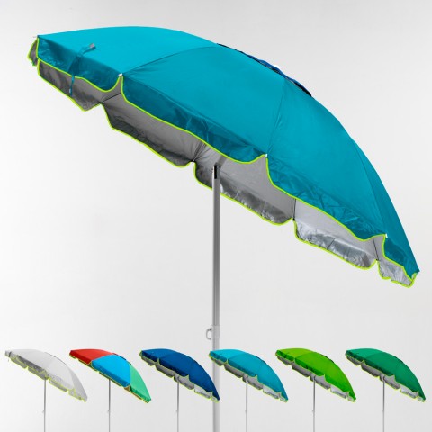 Portofino XL stor strand parasol med UPF 158+ UV-beskyttelse med tilt Kampagne