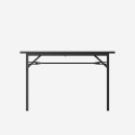 Foldesk Plus lille 100x60 cm sammenklappelig skrivebord i sort hvid Valgfri