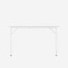 Foldesk lille 120x60 cm sammenklappelig skrivebord i sort hvid Valgfri