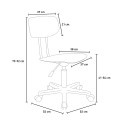 Riverside hvid kontorstol ergonomisk gamer stol til kontor skrivebord Tilbud