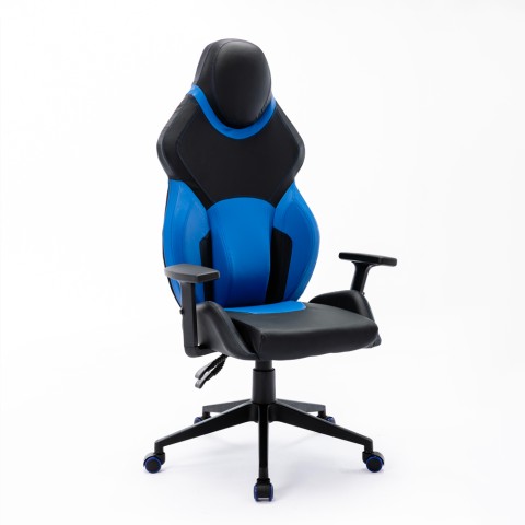 Portimao Sky kontorstol gamer stol ergonomisk tilbagelænet kunstlæder Kampagne