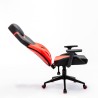 Portimao Fire kontorstol gamer stol ergonomisk tilbagelænet kunstlæder Mængderabat