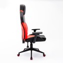 Portimao Fire kontorstol gamer stol ergonomisk tilbagelænet kunstlæder Rabatter
