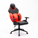 Portimao Fire kontorstol gamer stol ergonomisk tilbagelænet kunstlæder Udsalg