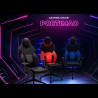 Portimao kontorstol gamer stol ergonomisk tilbagelænet ryglæn kunstlæder Køb
