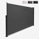 Hyde XL læhegn udtræk 180x300 cm læsejl til terrasse altan have Udsalg