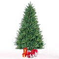 Bever 240 cm kunstigt juletræ plastik traditionel grøn med fod Kampagne