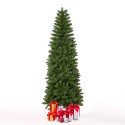 Kunstig falsk juletræ, 240 cm højt, ekstra fyldigt, i farven grøn, Tromsø. Kampagne