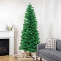Kunstig grøn juletræ, 240cm højde, ekstra fyldige grene, Arvika På Tilbud