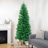 Arvika 240 cm kunstigt juletræ plastik fyldig grøn med fod På Tilbud