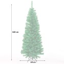 Kunstig grøn juletræ, 240cm højde, ekstra fyldige grene, Arvika Udsalg