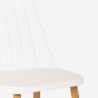Toutou designer spisebordsstol polypropylen metal ben til stue køkken 