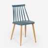 Toutou designer spisebordsstol polypropylen metal ben til stue køkken Mål