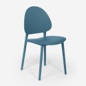 Gladys moderne design spisebordsstol polipropylen til stue og udendørs Billig