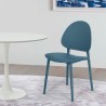 Gladys moderne design spisebordsstol polipropylen til stue og udendørs Valgfri