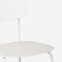 Josy design spisebordsstol i polypropylen og metal til restaurant stue 