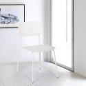 Josy design spisebordsstol i polypropylen og metal til restaurant stue Egenskaber